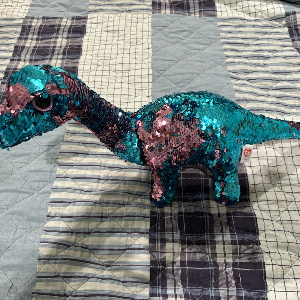 Ty Flippables Tremor Sequin Dinosaur